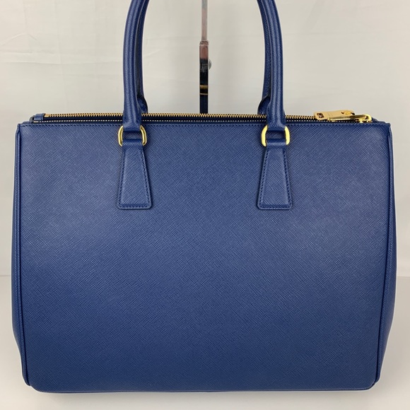 New Prada Italian Galleria Lux Double Zip Tote - Picture 2 of 7